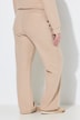 Hose Rose, weites, gerades Bein, Elastikbund