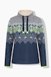 Norweger Strickfleece - Pullover. Langarm, Stehkragen