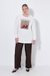 Sweatshirt, Loose Fit, Kirschen-Print