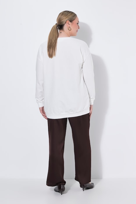 Sweatshirt, Loose Fit, Kirschen-Print