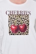 Sweatshirt, Loose Fit, Kirschen-Print