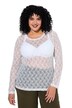Shirt, Spitze, Slim, Rundhalsausschnitt, Langarm