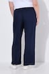 Pantalon, jambe droite, ceinture élastique avec cordon à nouer