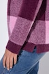 Karo-Strickpullover, Rundhals,Langarm