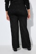 Pantalon en molleton Rose, jambe large, taille élastique et matière scintillante