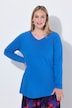 Langarmshirt, oversized, V-Ausschnitt