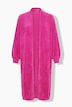 Long-Strickjacke, ohne Verschluss, Langarm