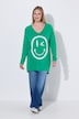 Trui, comfortabele pasvorm, grote smiley