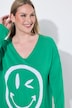 Trui, comfortabele pasvorm, grote smiley
