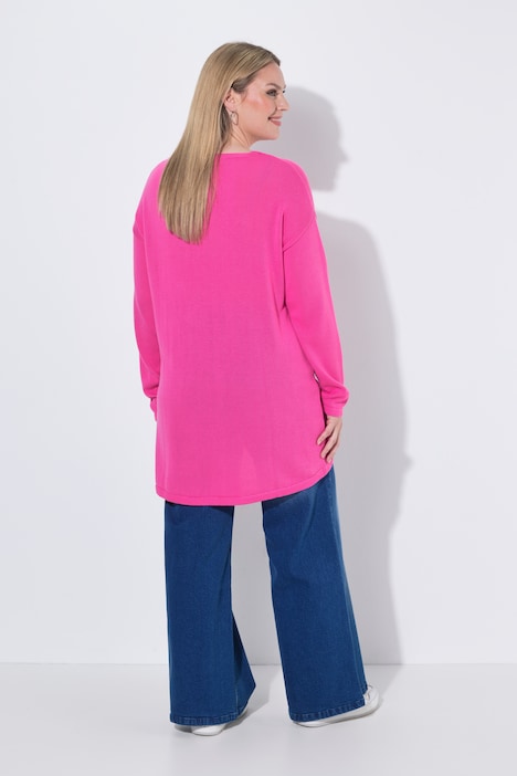Pullover, bequeme Passform, großer Smiley