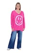 Sweater, relaxed fit, large smiley print