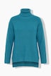 Pullover, Strukturstrick, A-Linie, Rollkragen, Langarm