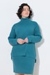 Pullover, Strukturstrick, A-Linie, Rollkragen, Langarm
