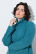 Pullover, Strukturstrick, A-Linie, Rollkragen, Langarm