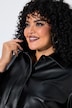 Jacke, Lederoptik, Hemdkragen, Oversized
