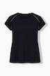 T-shirt, oversize o pudełkowym fasonie, nadruk z motywem oliwek na plecach