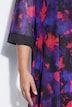 Mesh-mekko, A-linjainen, kauttaaltaan painokuvioitu, läpinäkymätön alusmekko