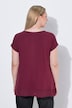 T-Shirt, A-Linie, Chiffon-Saum