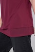T-Shirt, A-Linie, Chiffon-Saum