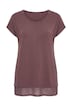 T-Shirt, A-Linie, Chiffon-Saum
