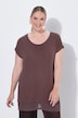 T-Shirt, A-Linie, Chiffon-Saum