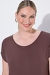 T-Shirt, A-Linie, Chiffon-Saum