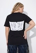 Corset Motif Oversized Short Sleeve Tee
