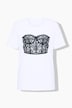 Corset Motif Oversized Short Sleeve Tee