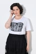 Corset Motif Oversized Short Sleeve Tee
