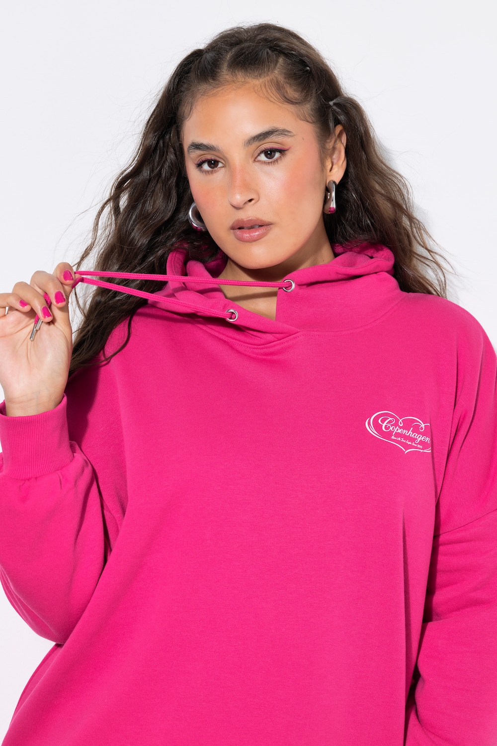 Hoodie, oversized, Copenhagen Prints, Kapuze