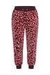 Homewear-Hose, Plüsch, Muster, Elastikbund