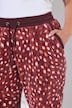 Homewear-Hose, Plüsch, Muster, Elastikbund