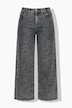 Jeans, Wide Legs, Snow Wash, 5-Pocket