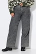 Jeans, Wide Legs, Snow Wash, 5-Pocket