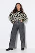 Jeans, Wide Legs, Snow Wash, 5-Pocket