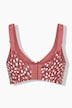 Soutien-gorge de maintien avec motif, sans armatures – bonnet C - F