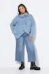 Jeans-Culotte, Wide Legs, cutted Saum
