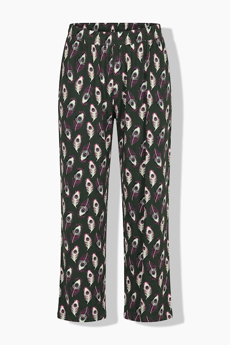 Schlafanzug, Zweiteiler, uni Shirt, lange Hose mit Print