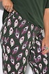 Schlafanzug, Zweiteiler, uni Shirt, lange Hose mit Print