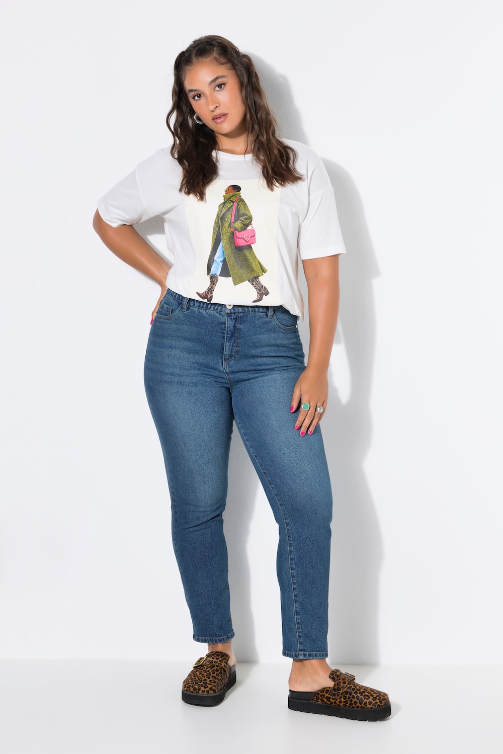 Mom jeans, mom-fasong, 5-lommersstil,