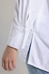 Hemdbluse, oversized, Zier-Ösen am Hemdkragen