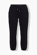 Jersey trousers, pressed pleat, elasticated waistband