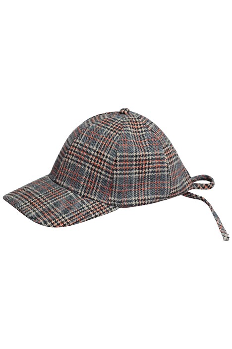 Cap, checked, adjustable