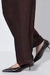 Satin-Hose, weites Bein, Elastikbund