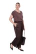 Satin-Hose, weites Bein, Elastikbund