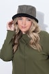 Wende-Bucket-Hat, Cord / Hahnentrittmuster