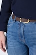 Wendegürtel, Leder, goldene Schnalle