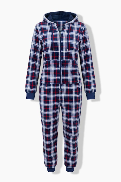 Plaid Loungewear Jumpsuit