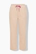 Jerseycord-Hose Rose, weites, gerades Bein, Elastikbund