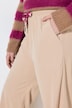Jerseycord-Hose Rose, weites, gerades Bein, Elastikbund